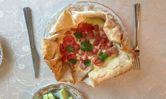 Омлет в лаваше