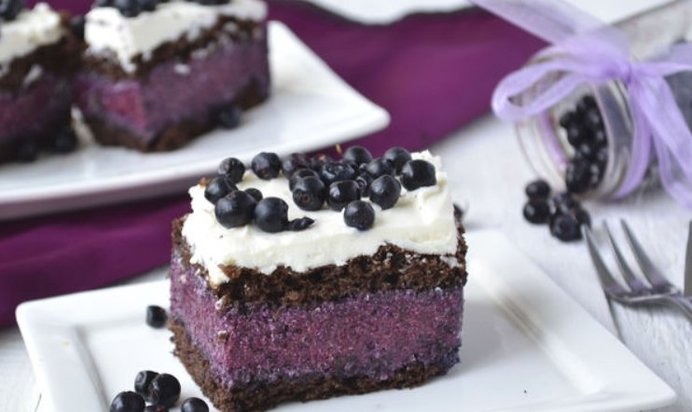 Черничный торт