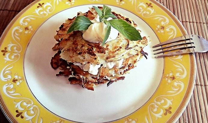 Овощные оладьи