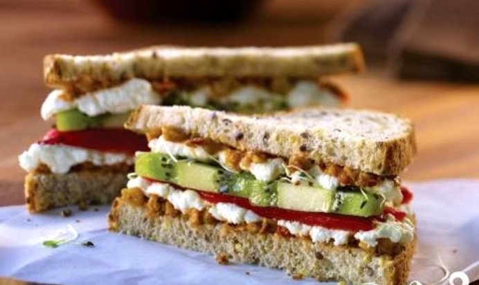 Калифорнийский сэндвич с киви