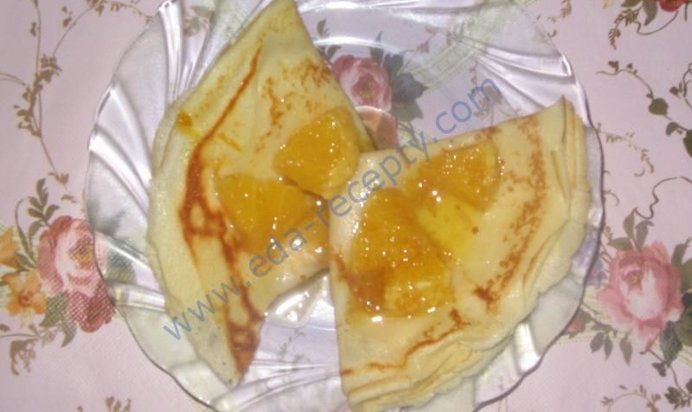 Блинчики французские тонкие