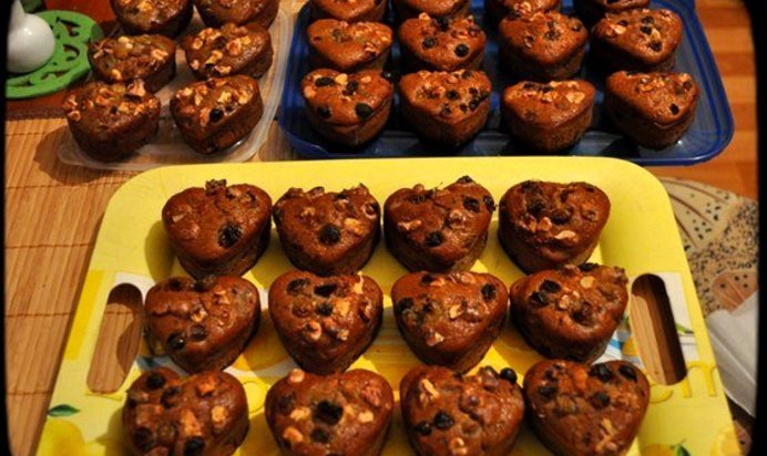 Кексы с вишневым соком