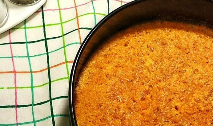 Морковная запеканка без муки