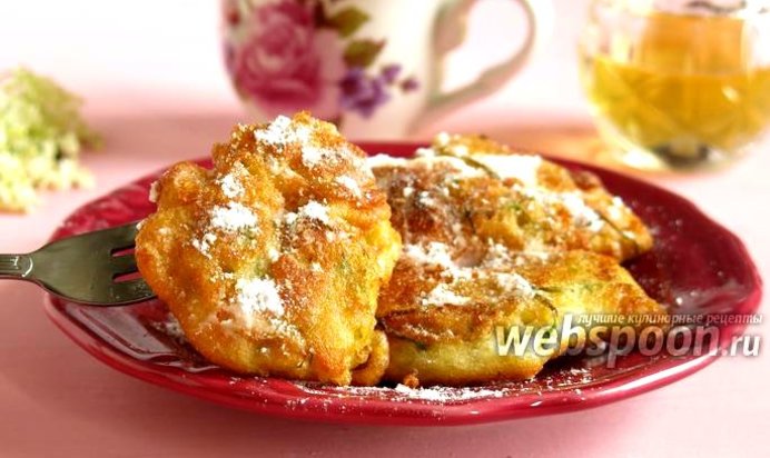 Косматице — сладкие оладьи из цветов бузины