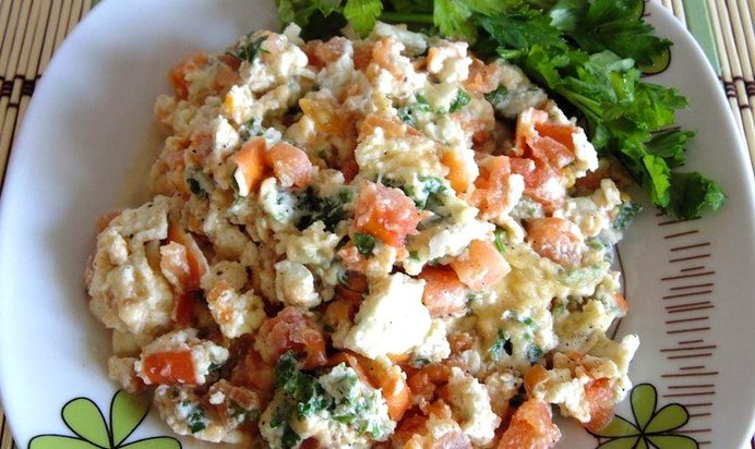 Омлет в микроволновой печи