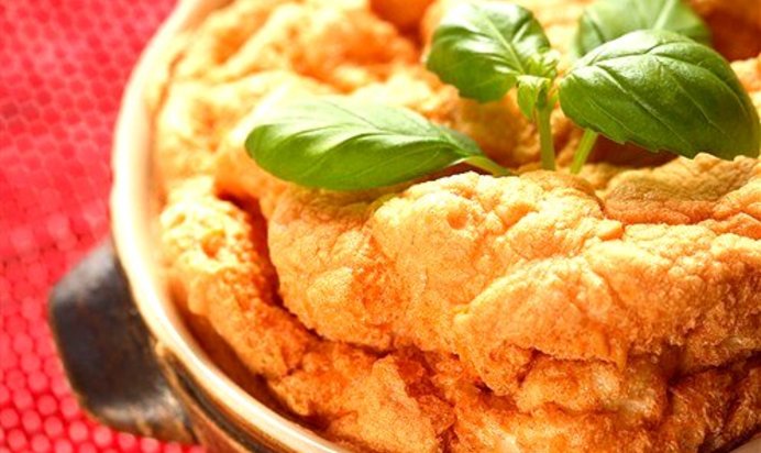 Омлетное суфле с сыром стилтон