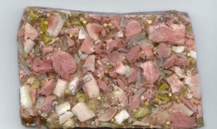 Зельц из свиной головы