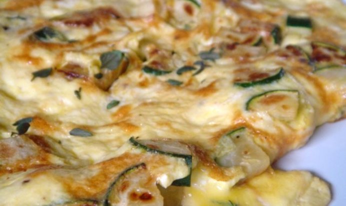 Омлет с кабачками