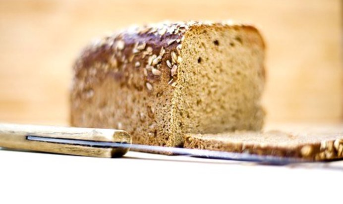 Коричневый хлеб на соде с отрубями