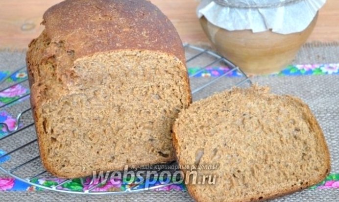 Бородинский хлеб в хлебопечи