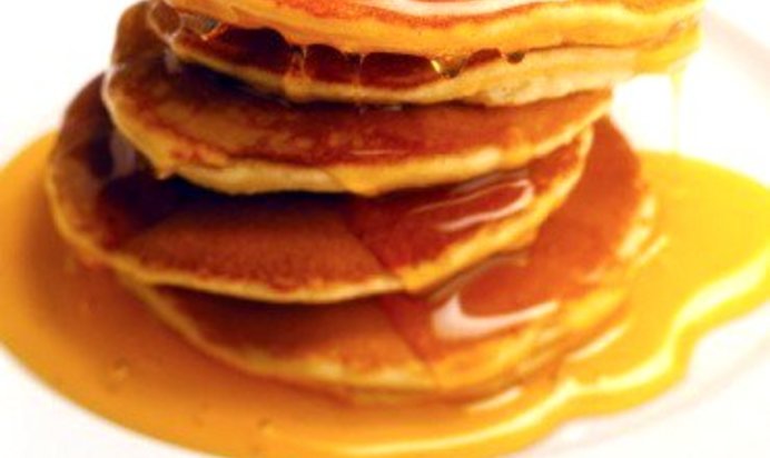 Кукурузные блины с фундуком