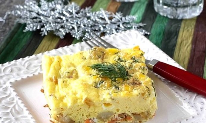 Запеканка из картофельного пюре