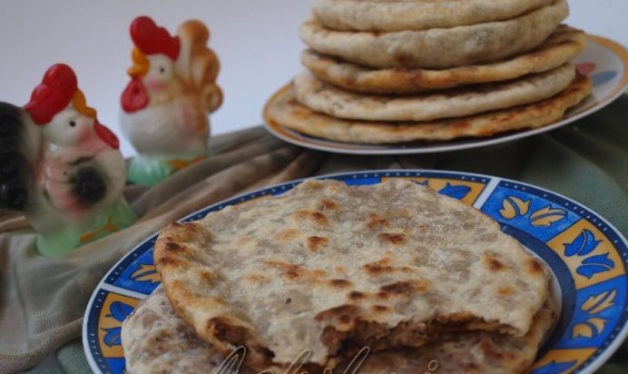 Лепёшки на минералке