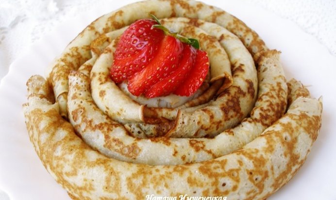 Блины Любимые на кефире