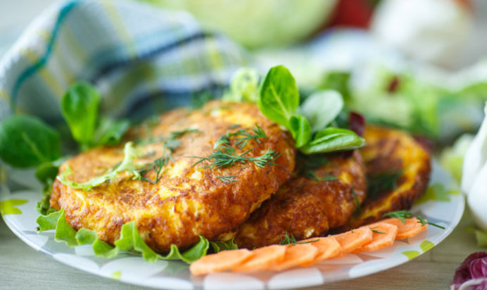 Морковные оладьи