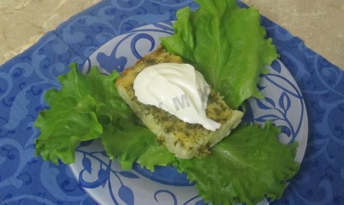 Запеканка из картофеля с сыром и чесноком