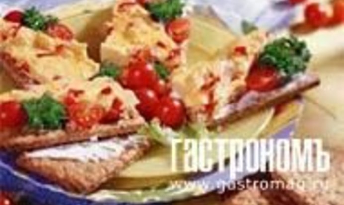 Хлебцы с омлетом