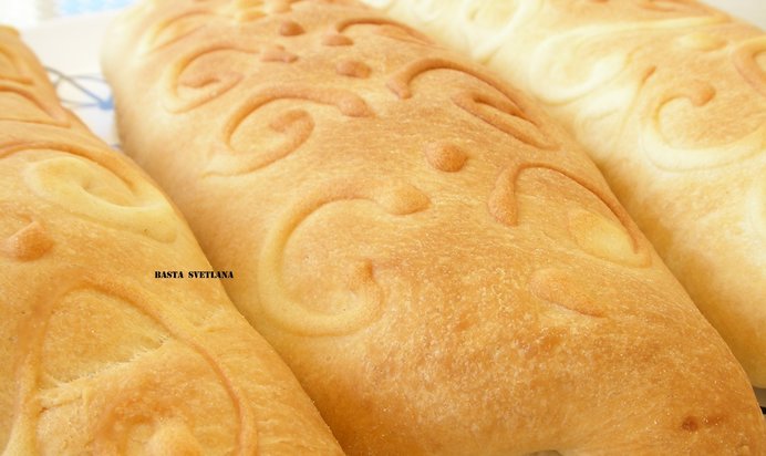 Хлебцы с узором