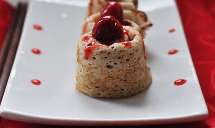 Блинчики дрожжевые тонкие (на опаре)