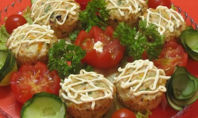 Куриные маффины