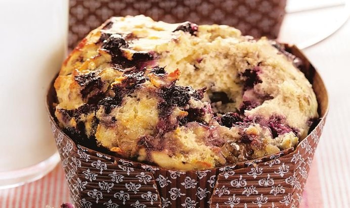 Маффины с черникой