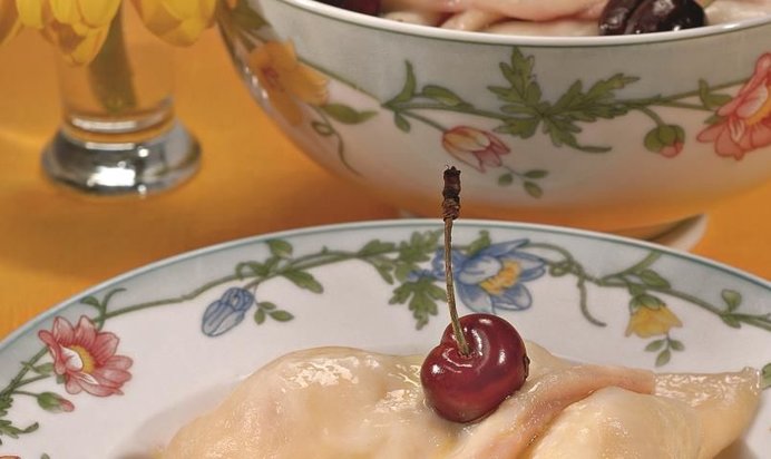 Вареники с вишней