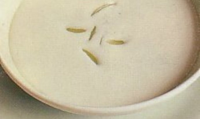 Испанский миндальный суп с виноградом