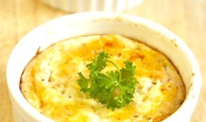 Белковый омлет с овощами