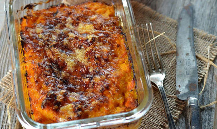 Тыквенная запеканка с сыром