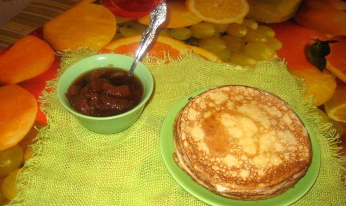 блины на газированной воде