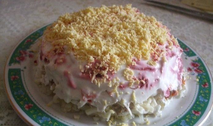 Овощной торт