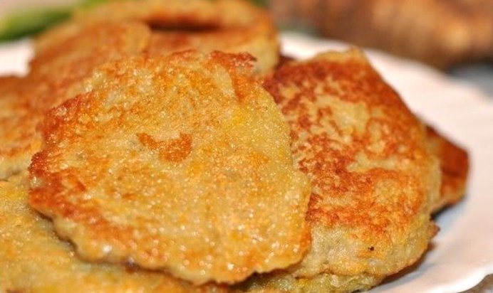 Оладьи из топинамбура