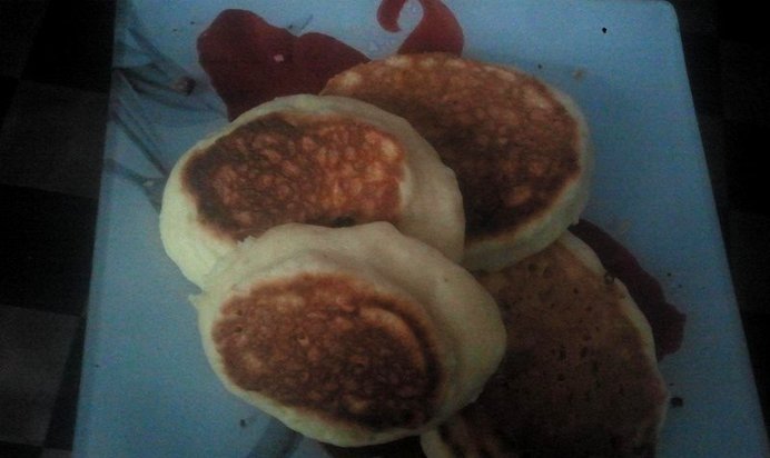 Воздушные кефирные оладьи