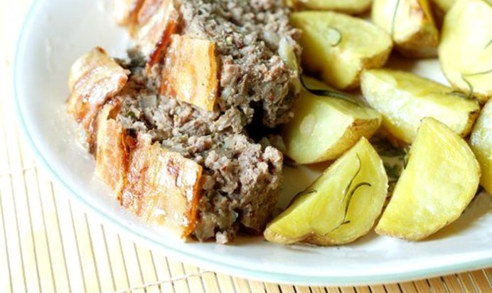 Слоеный мясной хлеб