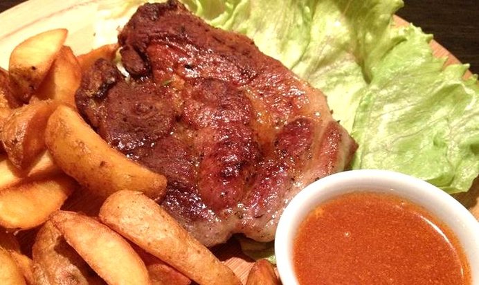 Стейк из свиной шейки