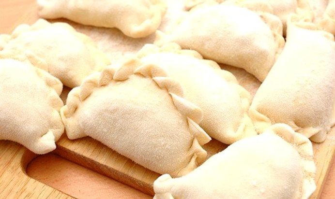 Манты с творогом