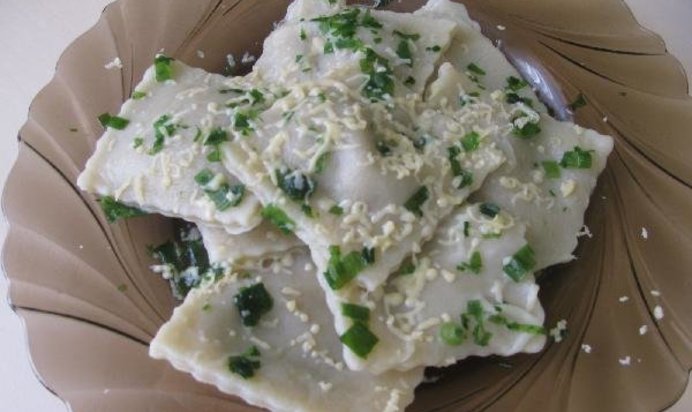 Равиоли с грибами и сыром