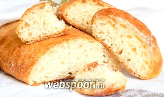 Белый хлеб на йогурте без замеса