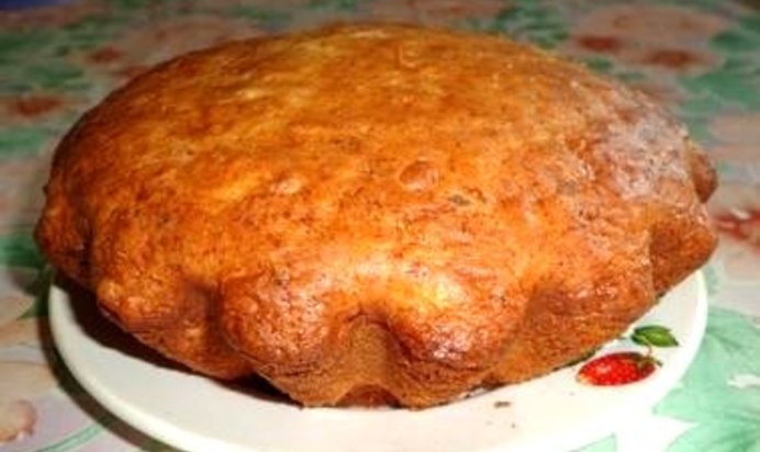 Творожный кекс с изюмом