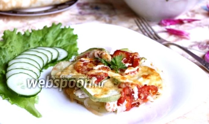 Запеканка с курицей и овощами «Сыто-круто»