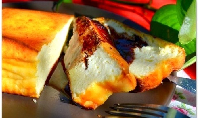 Творожная запеканка без муки и манки