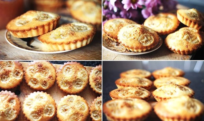 Маффины с бананом и сгущенкой