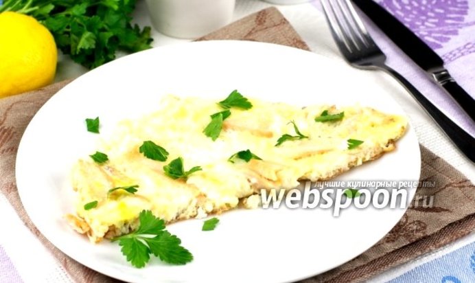 Омлет с курицей