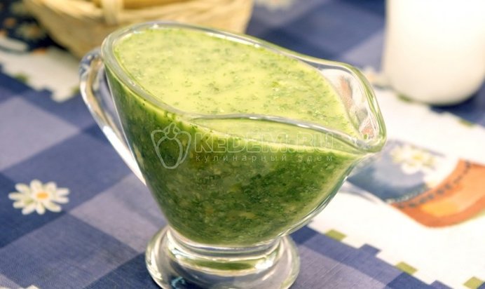 Соус песто с кинзой