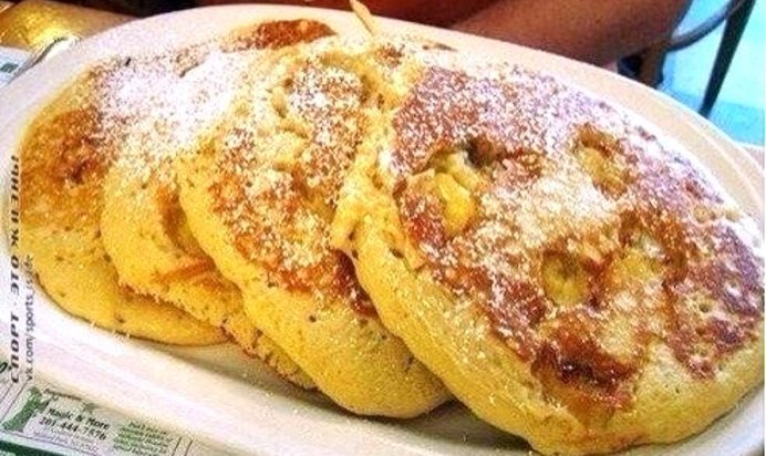 Овсяные оладьи с бананами