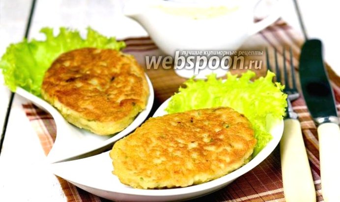 Оладьи из трески