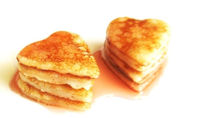 Блины на кефире с кипятком