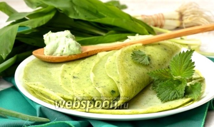 Блины из крапивы