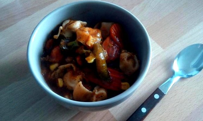 Пельмени в воке