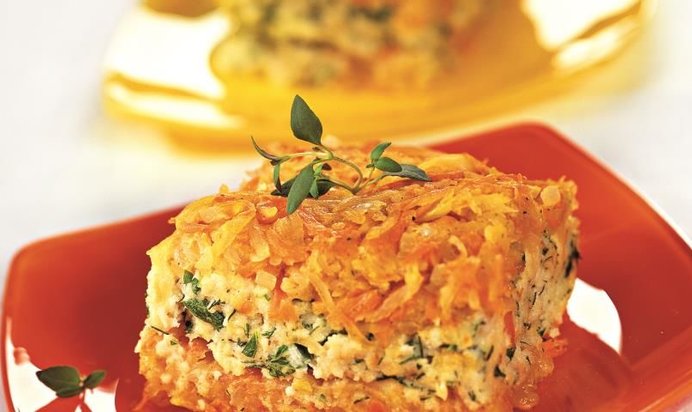 Рыбная запеканка с овощами